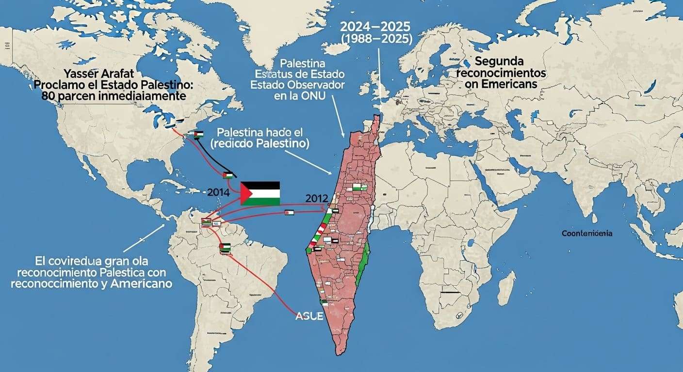 países que reconocen a Palestina