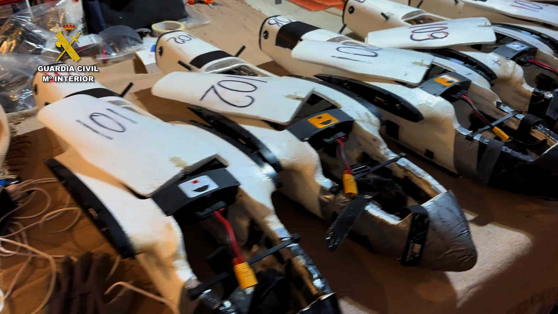 Detenida banda de narcos del Estrecho que usaban drones para traficar con hachís desde Marruecos