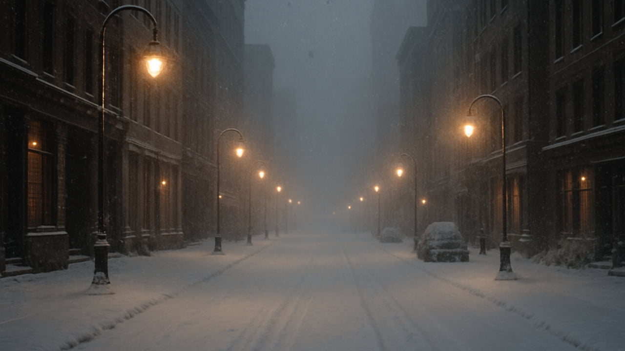 La masa de aire ártica deja el sábado nieve, tormentas y desplome térmico en el norte