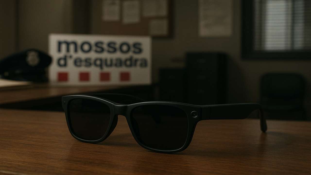 Imagen de IA de unas gafas espía