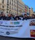 Manifestación de Hazte Oír ante el ministerio de Igualdad