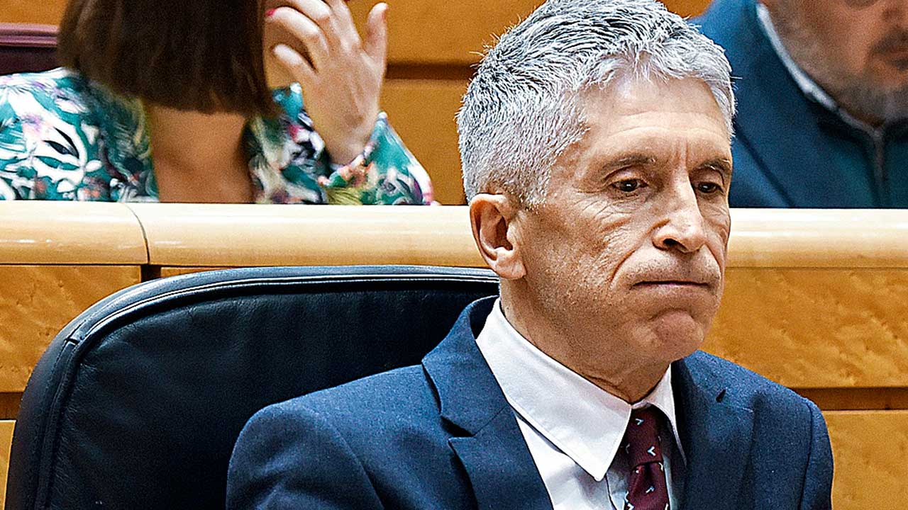 Marlaska arremete contra la Ertzaintza por publicar la nacionalidad de los detenidos: el ministro vuelve a esconder los datos que no le convienen
