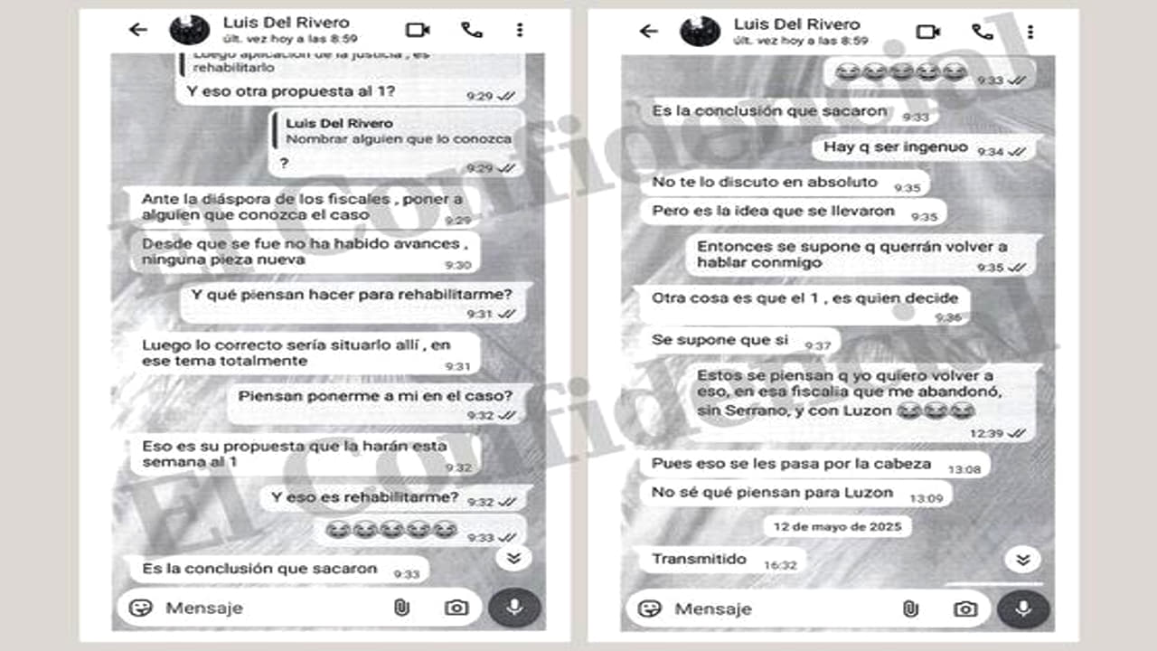 Mensajes de la cloaca socialista recogidos por El Confidencial