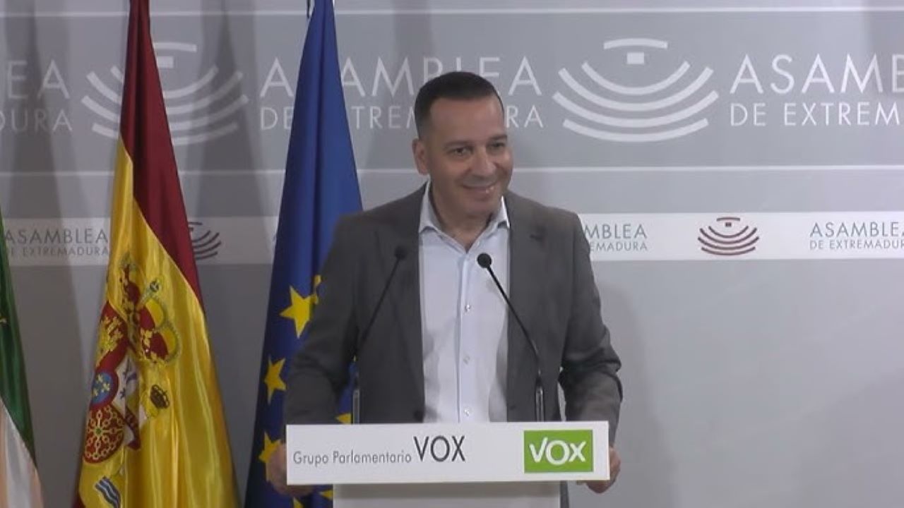 Óscar Fernández, VOX Extremadura/redes sociales