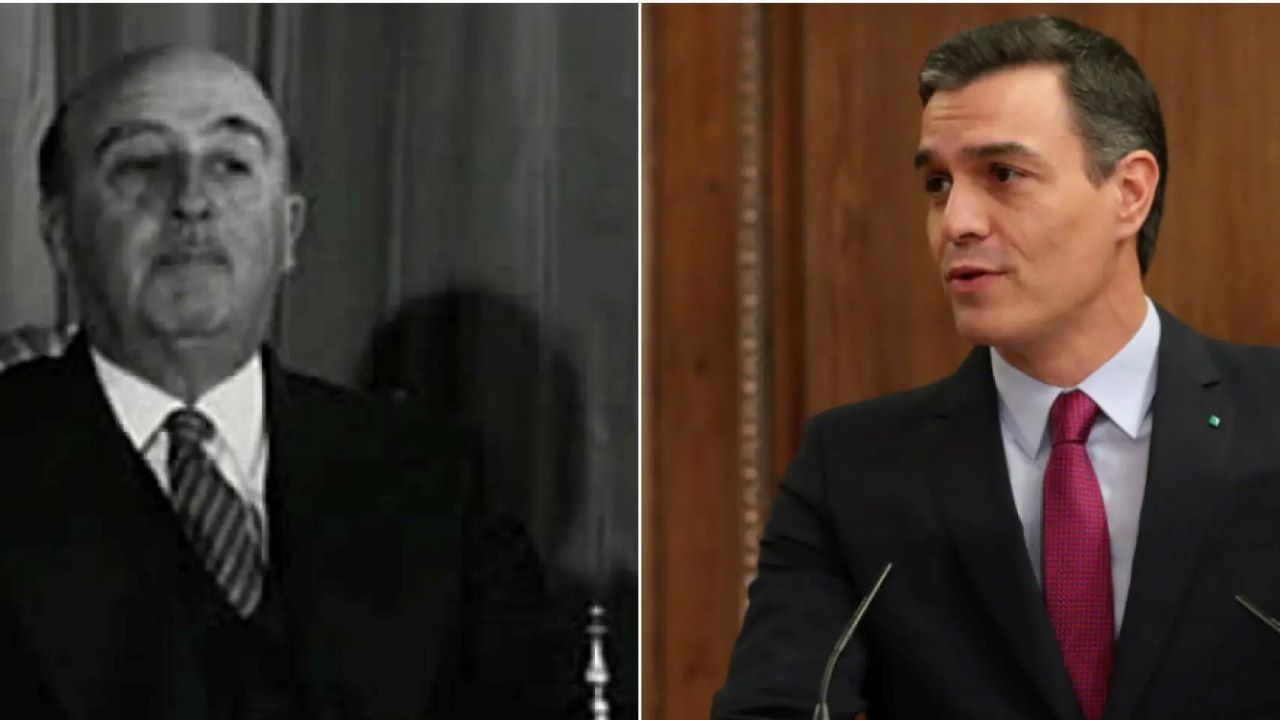 Pedro Sánchez abuelo Franco El Español Pedro Sánchez y su 'Año Franco'/El Español