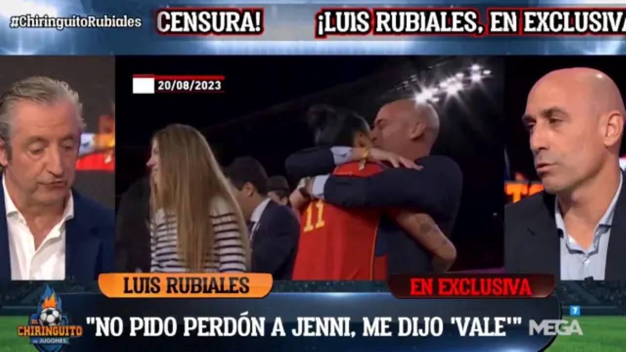 Rubiales en El Chiringuito de MEGA