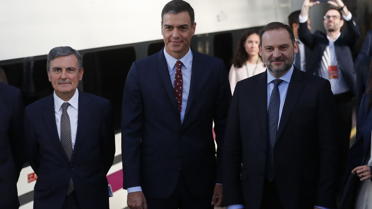 Saura Sánchez Ábalos PSOE El Mundo El trío socialista/El Mundo