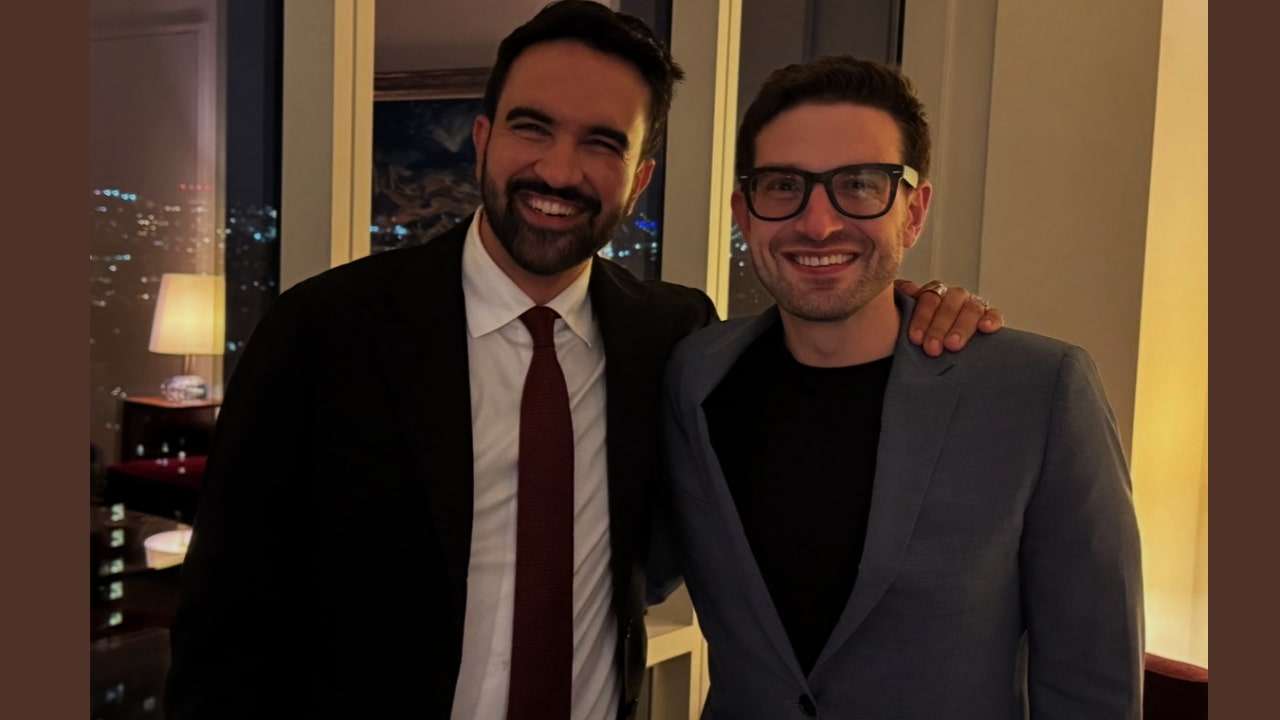 Zohran Mamdani y Alexander Soros