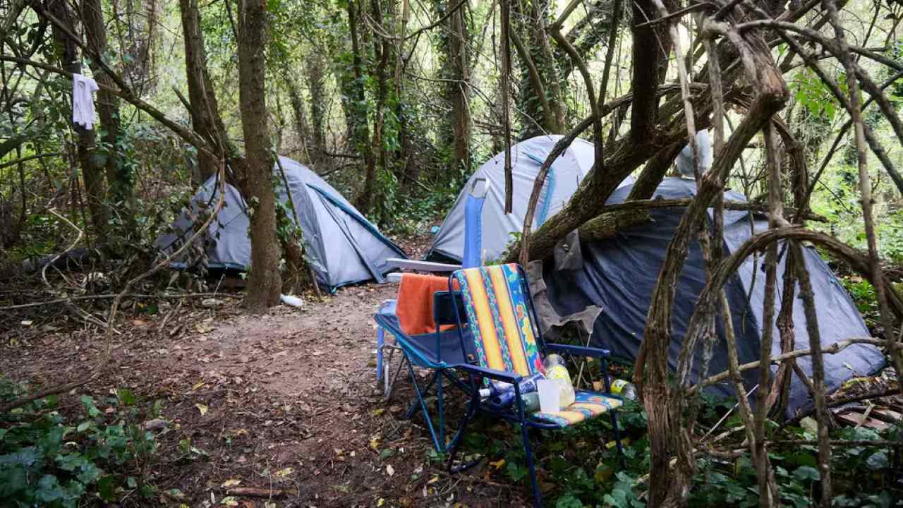 asentamientos ilegales Pamplona Navarra.com Uno de los asentamientos en Pamplona/Navarra.com