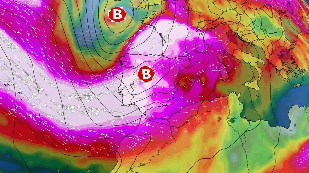 Llega lo peor del chorro polar: España entra en horas críticas con -5 ºC, nieve desde 300 metros y carreteras al borde del colapso