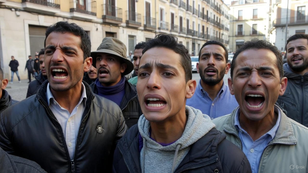 magrebies inmigrantes España IA Inmigrantes del Magreb/foto generada con IA