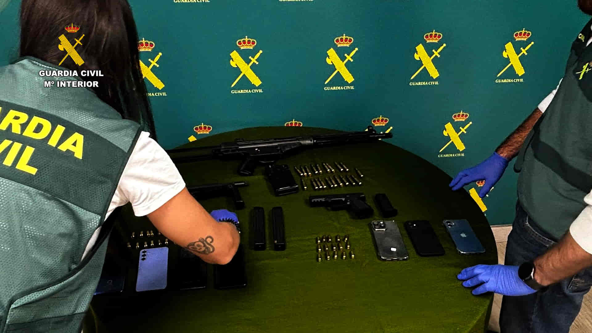 La Guardia Civil detiene a tres sicarios, sospechosos del doble asesinato a tiros de Lorca