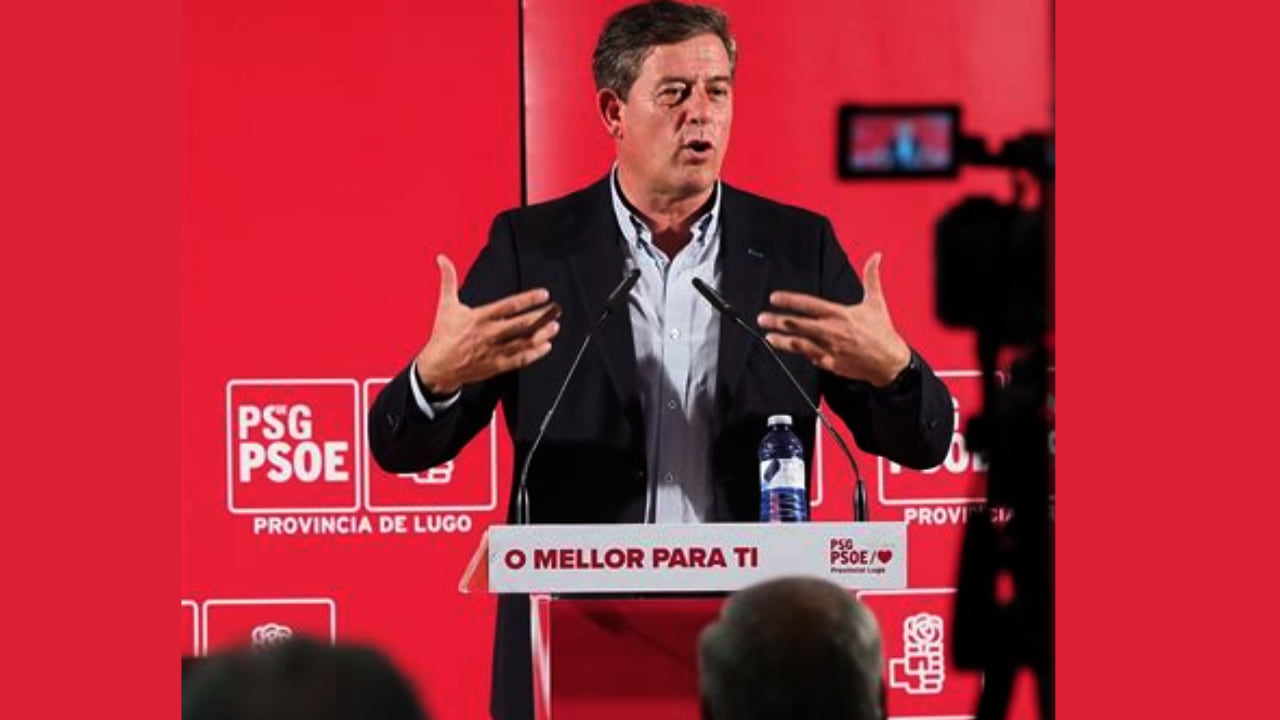 El líder socialista gallego recoge cable y confiesa que sabía desde octubre las acusaciones de acoso contra Tomé