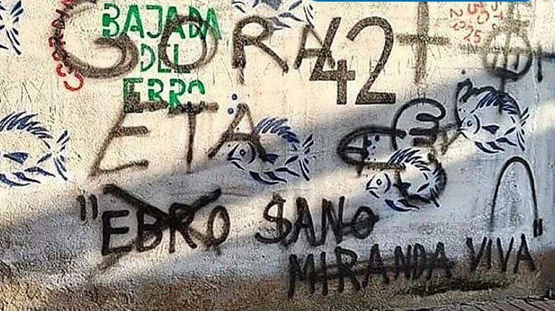 Pintada de Gora ETA/Redes sociales