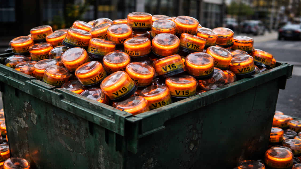 El negocio de las balizas V16 y su vínculo con empresas que hicieron fortuna con las mascarillas