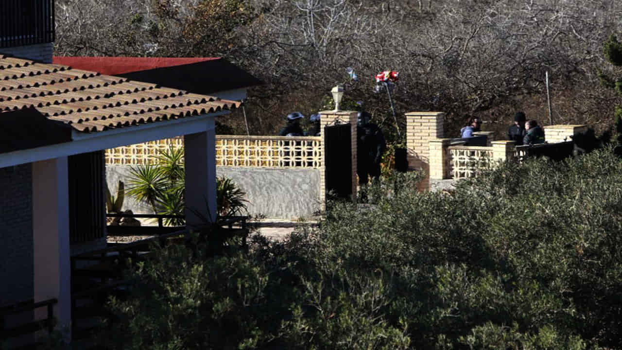 Imagen del cerco policial