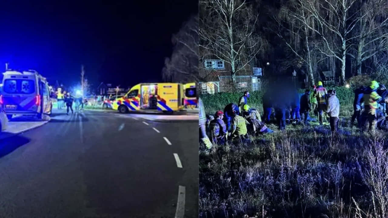 Imágenes del atropello masivo en Holanda