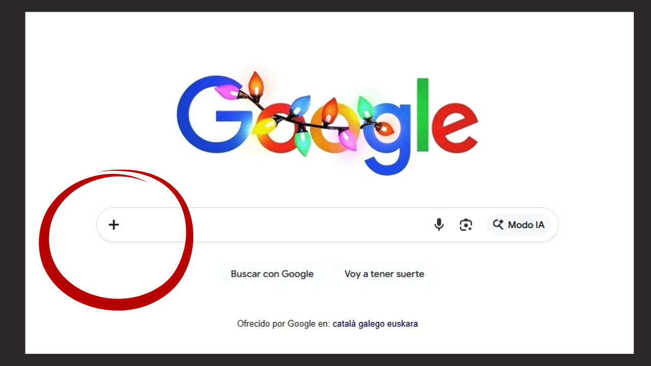 Google integra la IA en su barra de búsqueda con el nuevo botón ‘+’