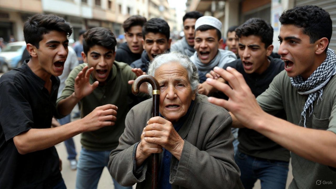 Criminalidad desbocada en las calles de España/Imagen generada por IA