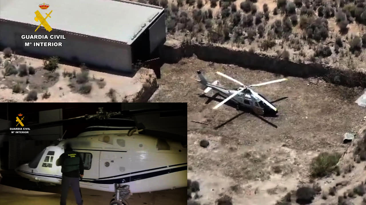 Cae la banda de narcos que importaba hachís desde Marruecos al sur de España en una flotilla de helicópteros