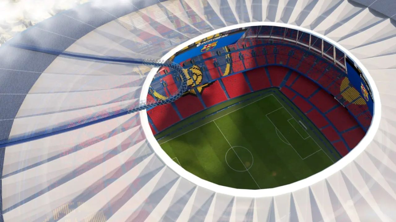 Futuro techo del Camp Nou/FC Barcelona