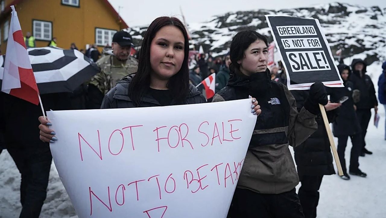Manifestantes en Groenlandia/ABC