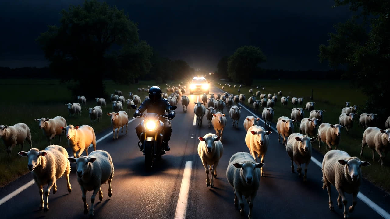 Ladrón de motos de Tarragona mata dos ovejas mientras huye los Mossos y gasea con pimienta a un agente