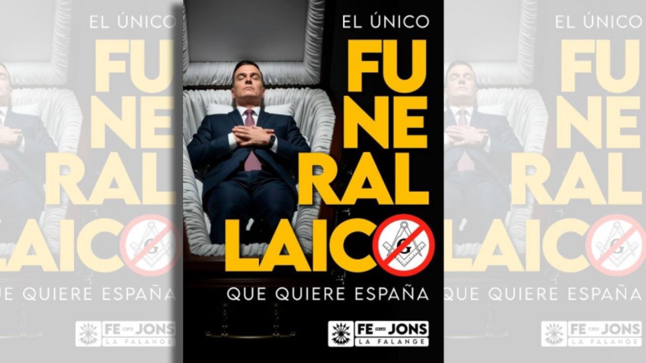 Imagen difundida por Falange