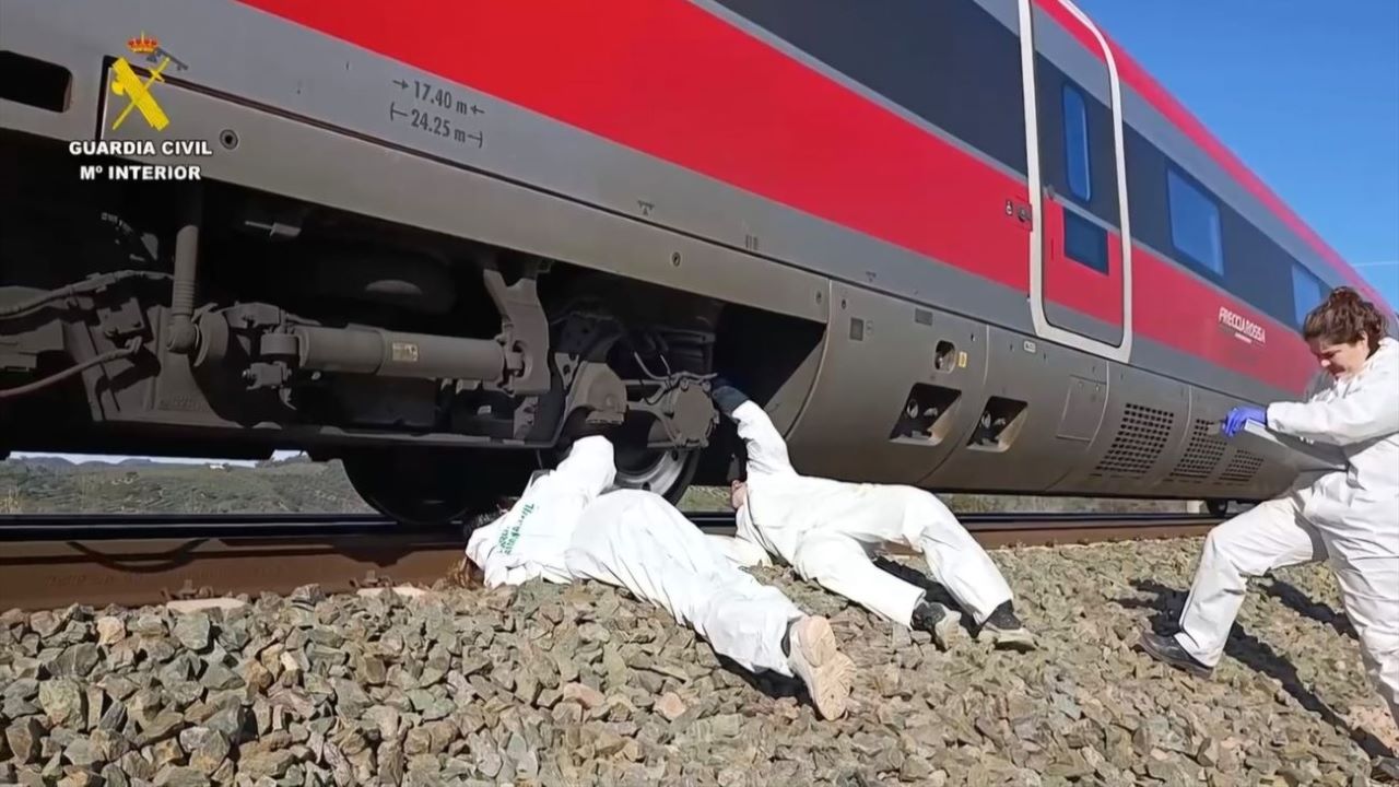 Inspección de las ruedas del Iryo/EP