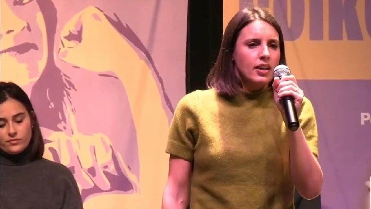 Irene Montero quiere “barrer de fachas, racistas y vividores” nuestro país