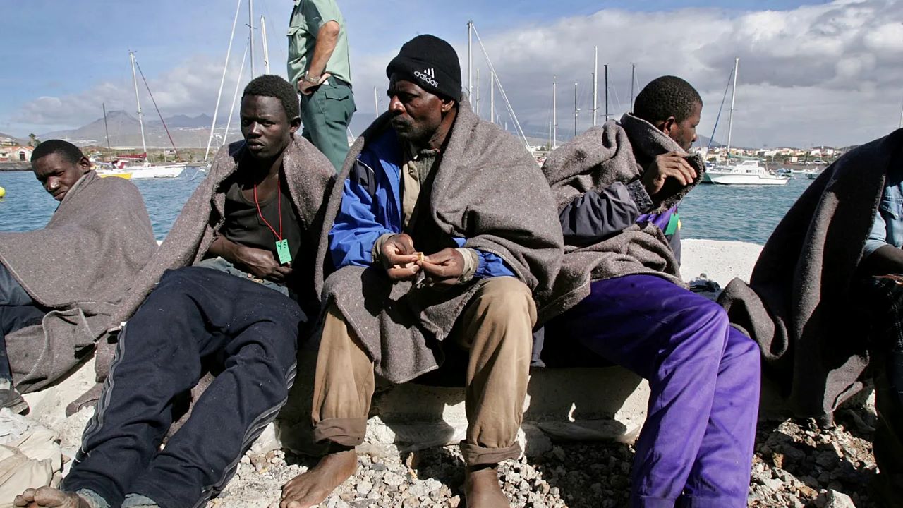 Irregulares que llegan a España/Euronews