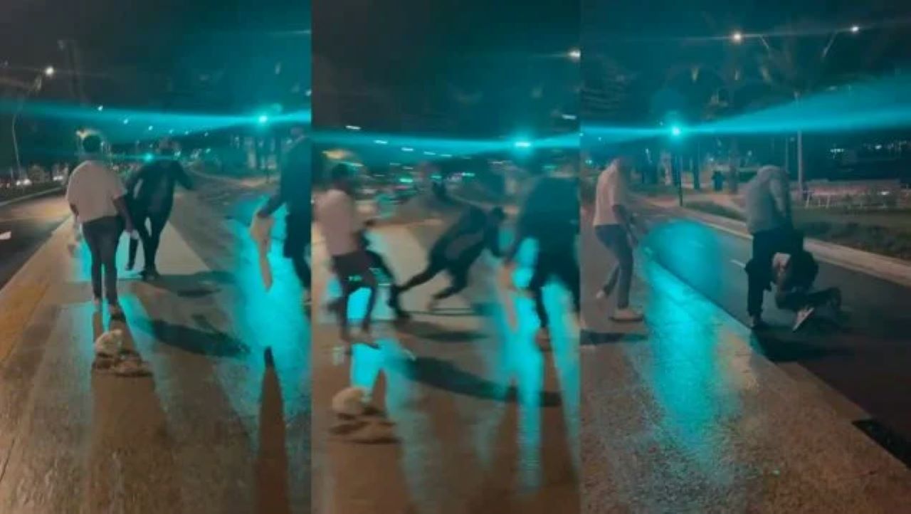 Imagen de la trifulca/Redes sociales