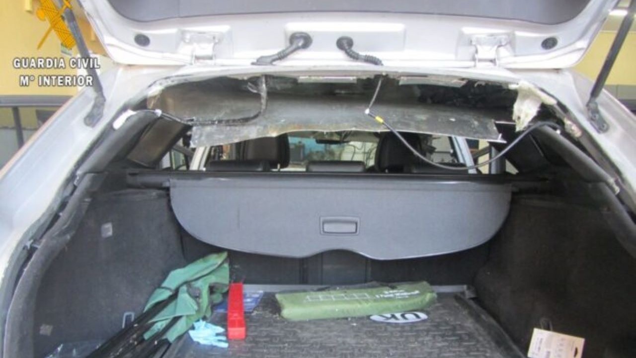 Lugar donde se encontró la droga/Guardia Civil