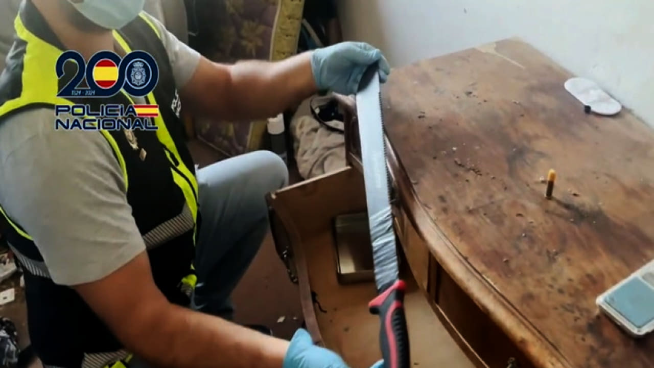 machete de un coro de DDP desarticulado en Madrid