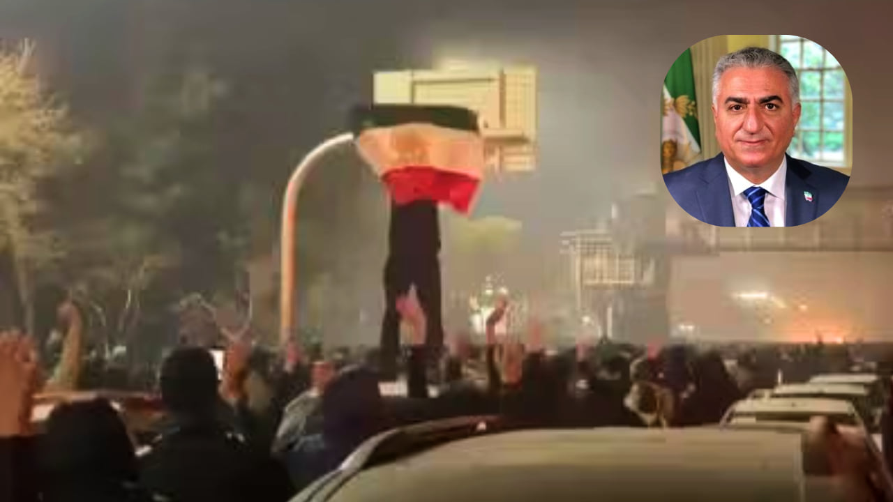 El príncipe de Irán exiliado llama a la huelga general ante la escalada de las protestas