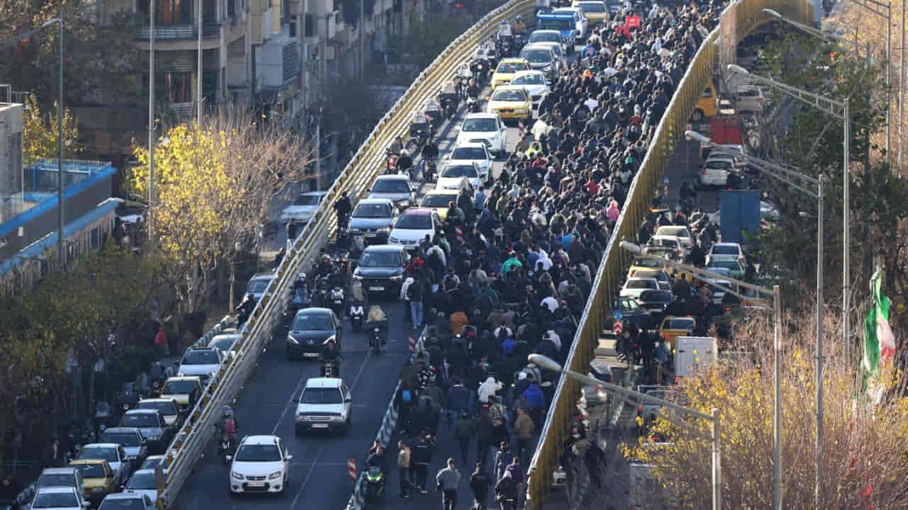 Protestas en Teherán el 29 de diciembre de 2025