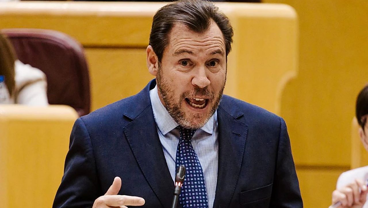 Óscar Puente, en el Senado/ABC