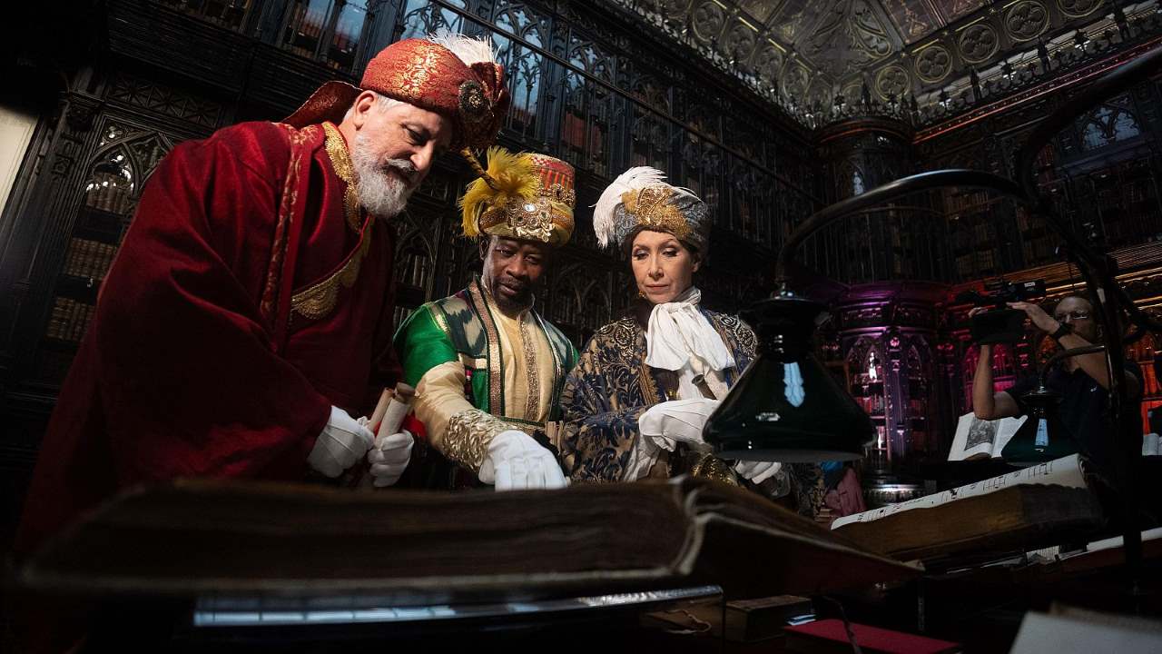 Reyes Magos en Madrid, ayer/RTVE