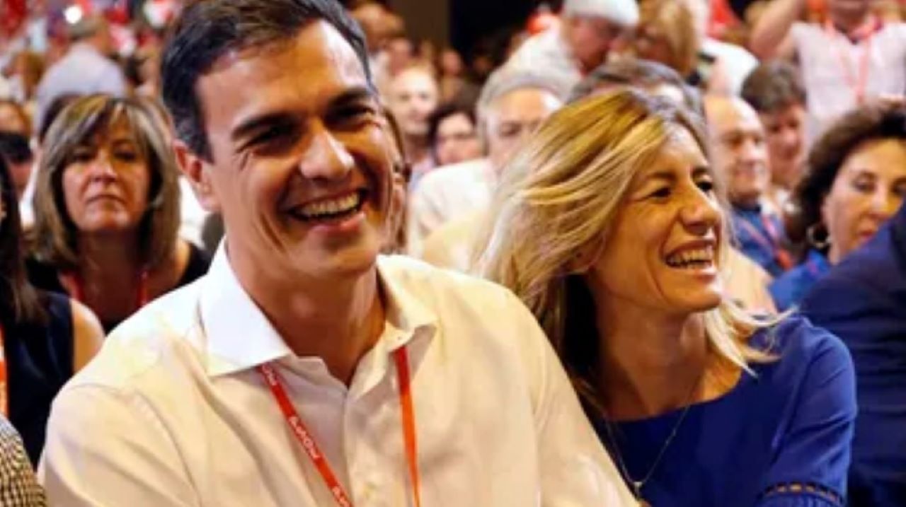 Sánchez y Begoña, de risas/La Voz