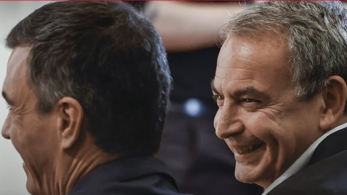 Zapatero y Sánchez aún ríen/Redes Sociales