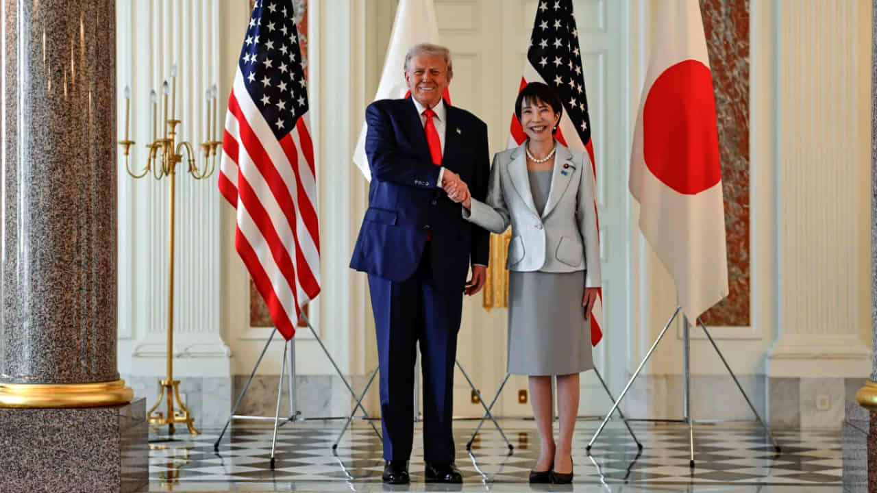 Donald Trump y Sanae Takaichi