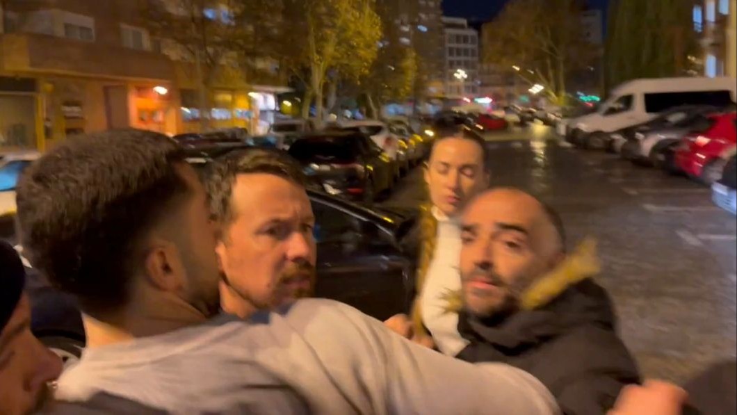 Pablo Iglesias sufre un brote agresivo ante las preguntas incisivas de Vito Quiles