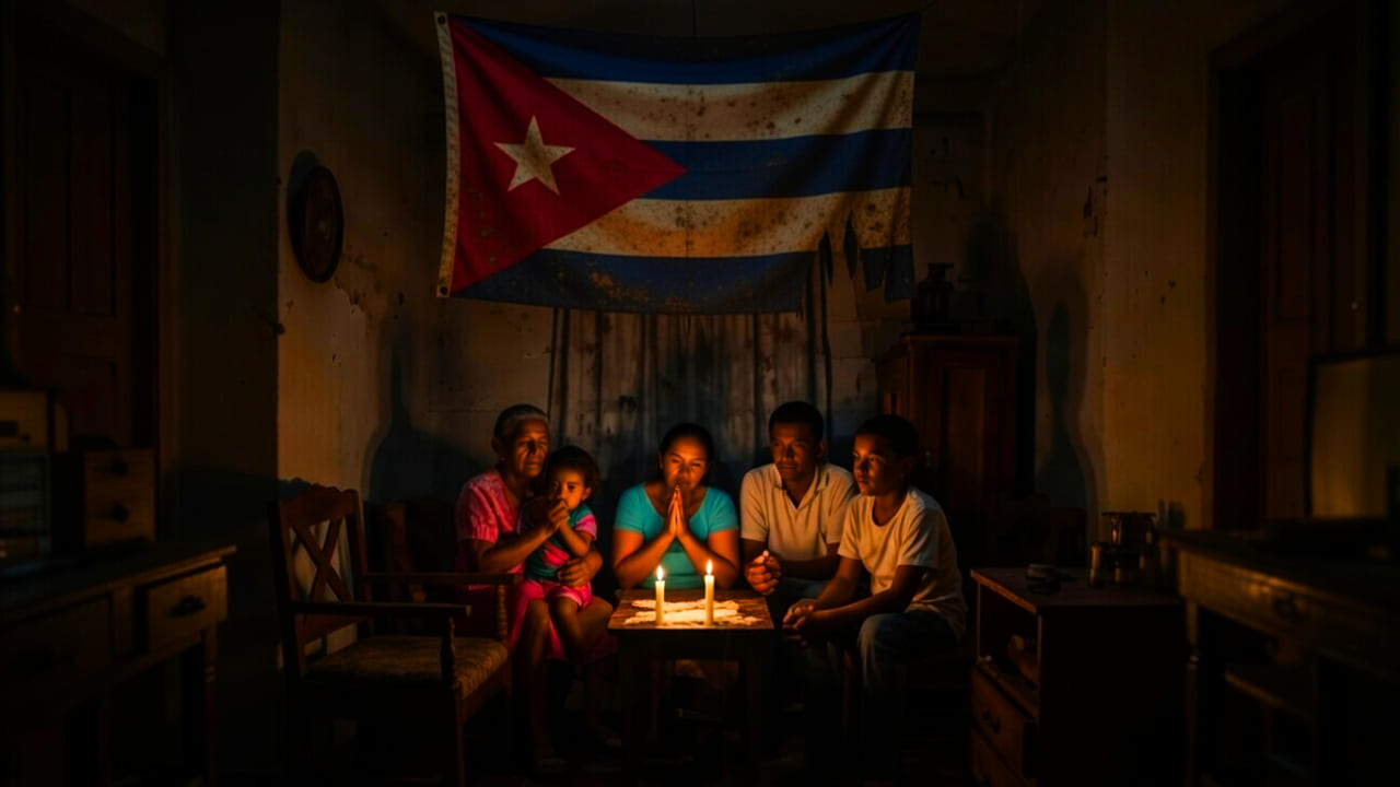 Apagones masivos dejan media Cuba a oscuras este domingo