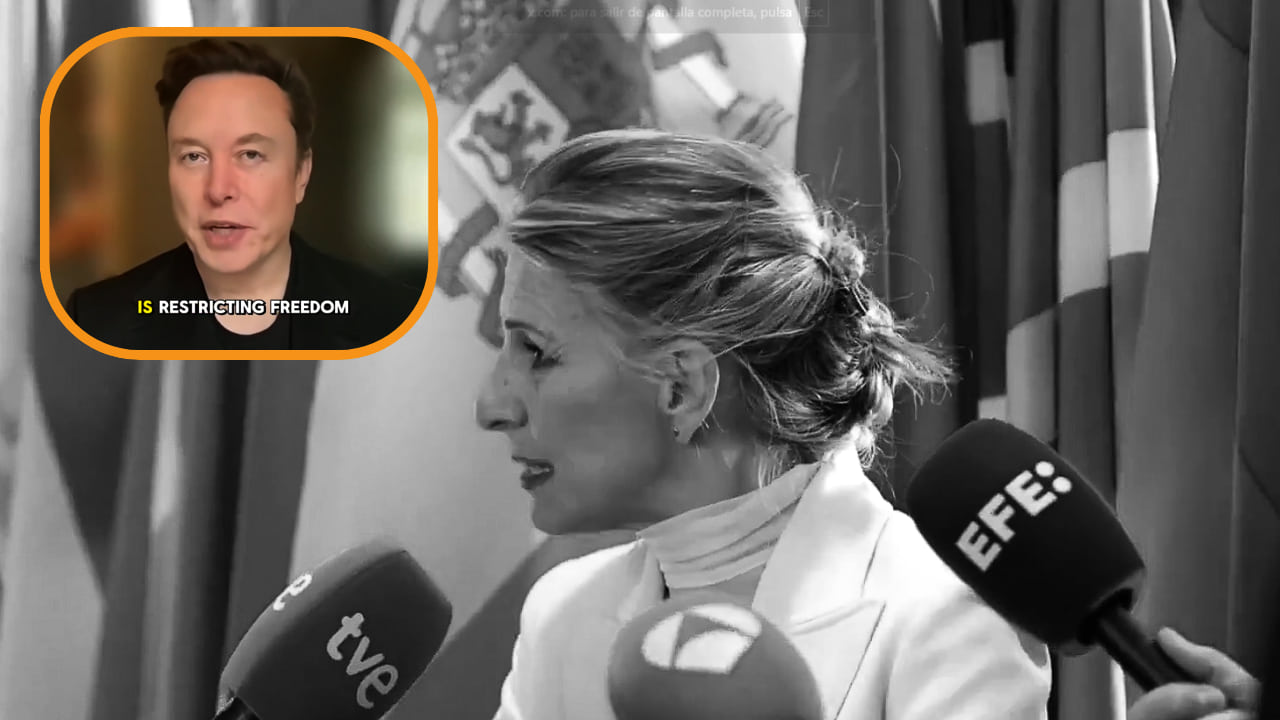 Elon Musk alerta que la comunista, Yolanda Díaz ‘odia al pueblo español’