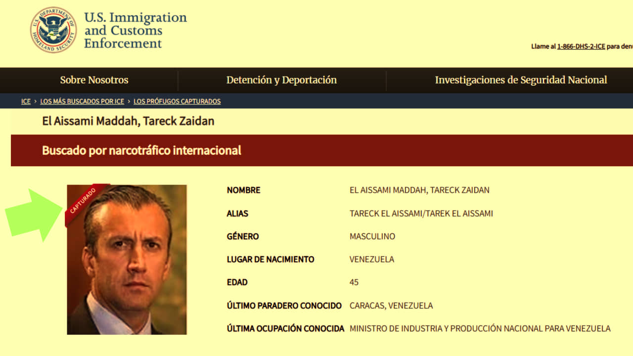 Misteriosa detención de Tareck El Aissami, predecesor de Delcy Rodríguez en la cúpula chavista