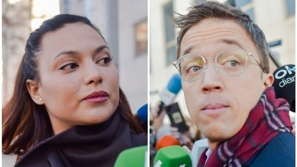 Mouliaá y Errejón/redes sociales