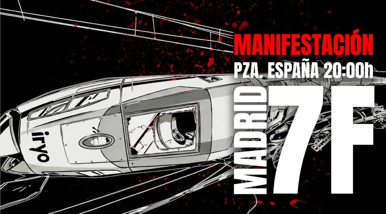 Manifestación de Núcleo Nacional en Madrid frente a la regularización masiva de inmigrantes