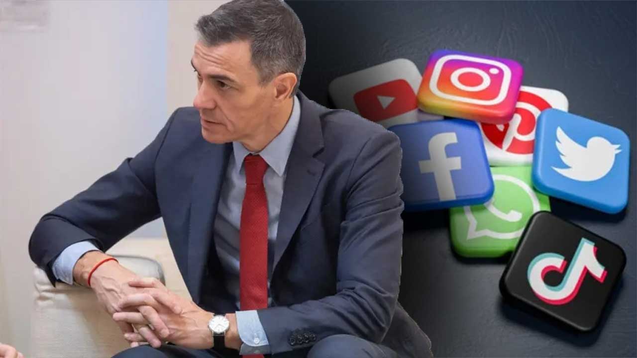 Sánchez anuncia que prohibirá las redes sociales a los menores de 16 años y va con todo para controlar el odio en internet