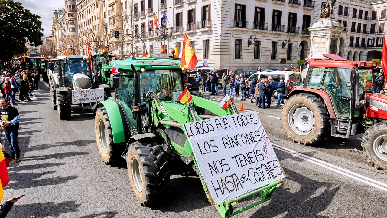 tractorada en Madrid