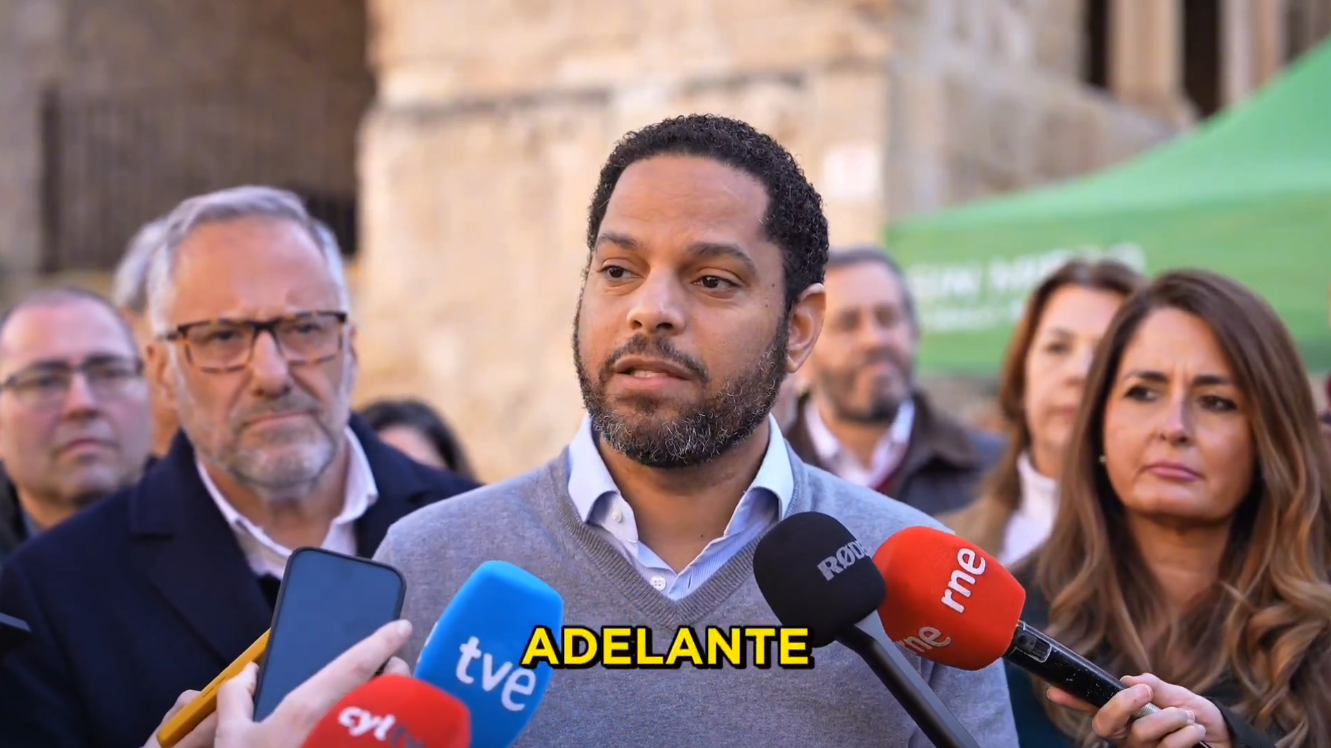 Ignacio Garriga y Carlos Pollán piden en Segovia votar a VOX para un «cambio de rumbo» en Castilla y León